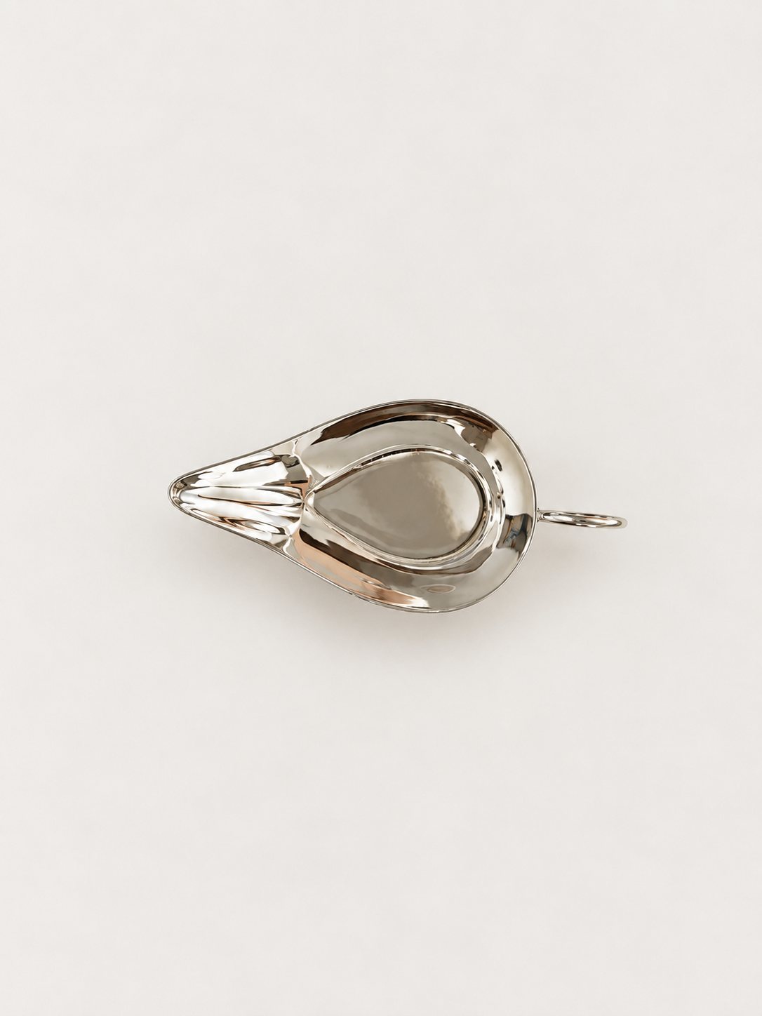 Silver Plated Flat Feeder with Plain Handle-Engraveable