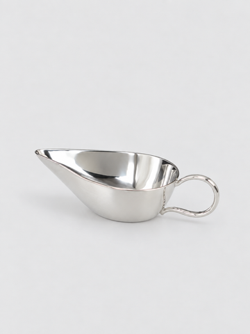 Silver Plated Flat Feeder with Plain Handle-Engraveable
