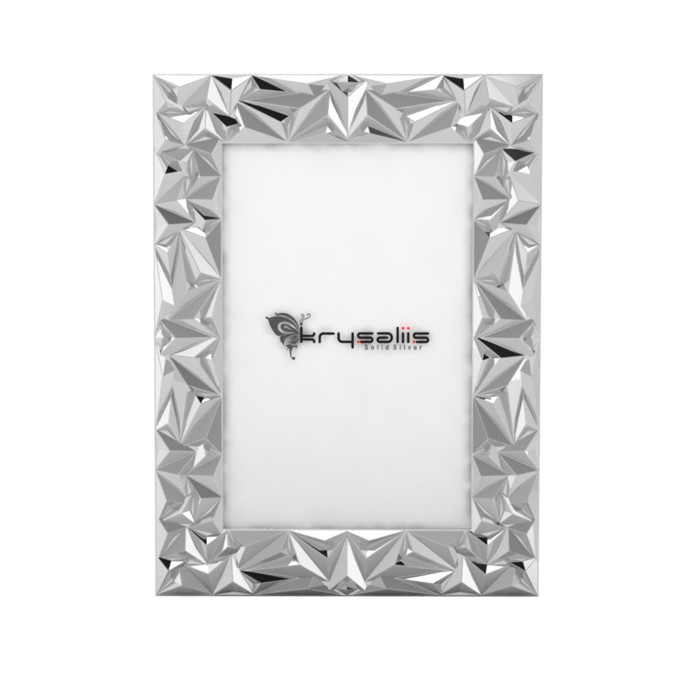 Pure Silver Dart Photo Frame By Krysaliis Frames
