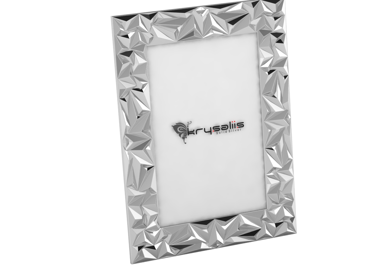 Pure Silver Dart Photo Frame By Krysaliis 6X4 Frames