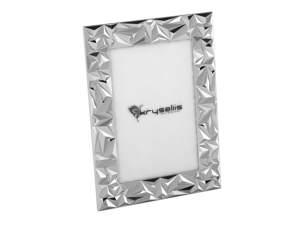 Pure Silver Dart Photo Frame By Krysaliis Frames