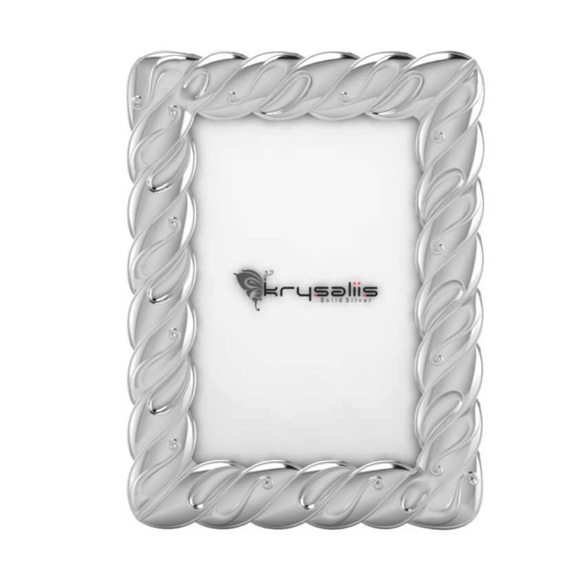 Pure Silver Mango Photo Frame By Krysaliis Frames