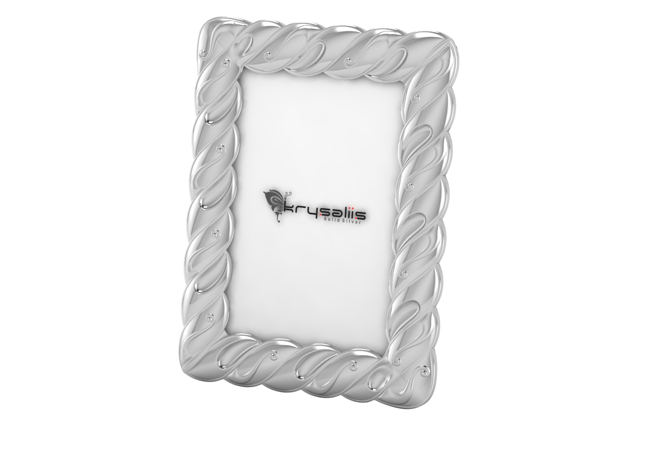 Pure Silver Mango Photo Frame By Krysaliis Frames