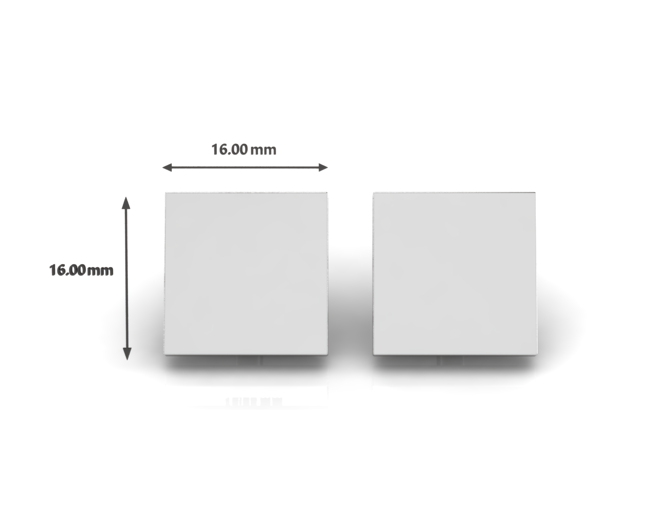 Classic Square Cufflinks-Engraveable