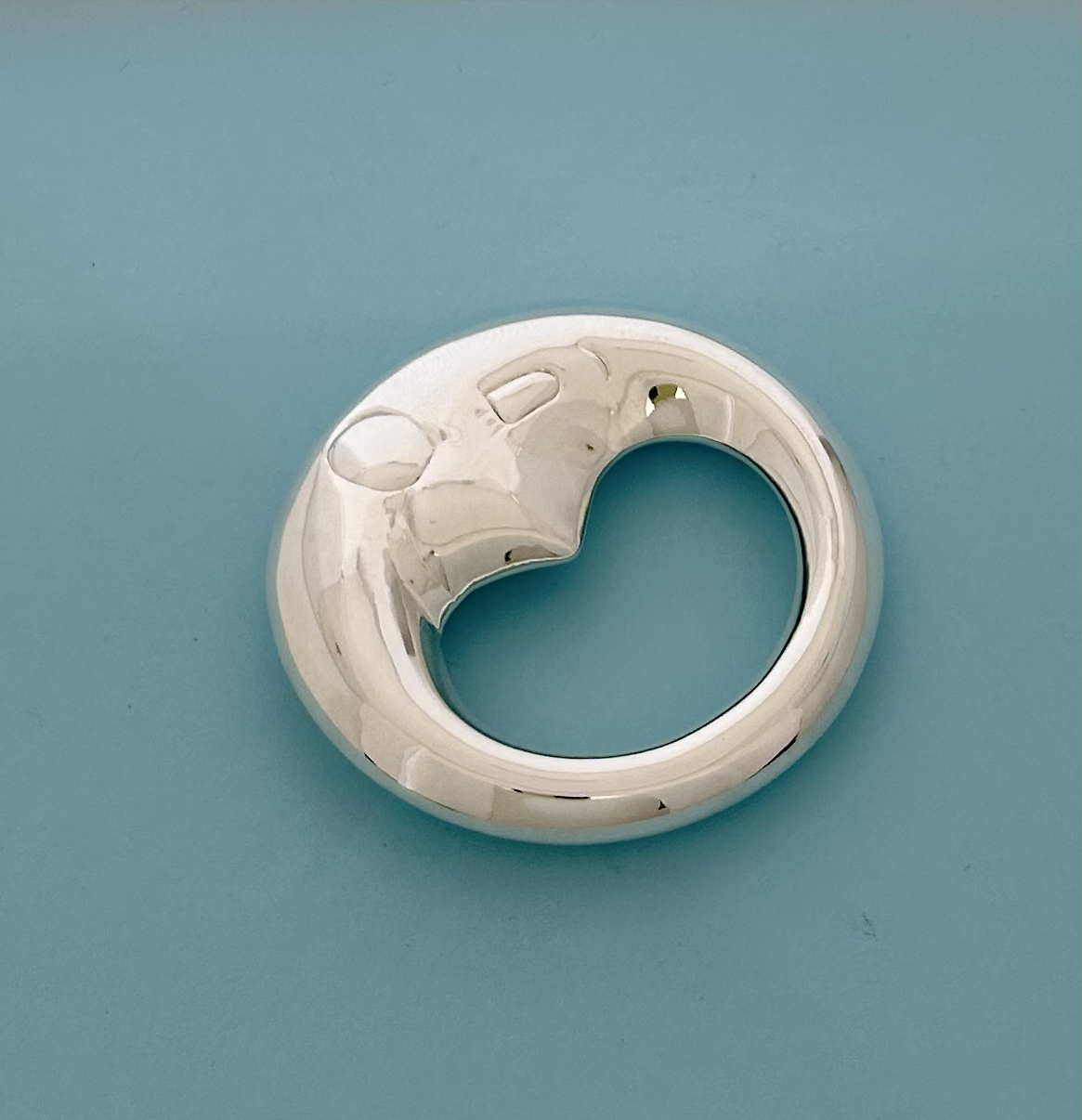 Moon Ring Rattle-Engraveable