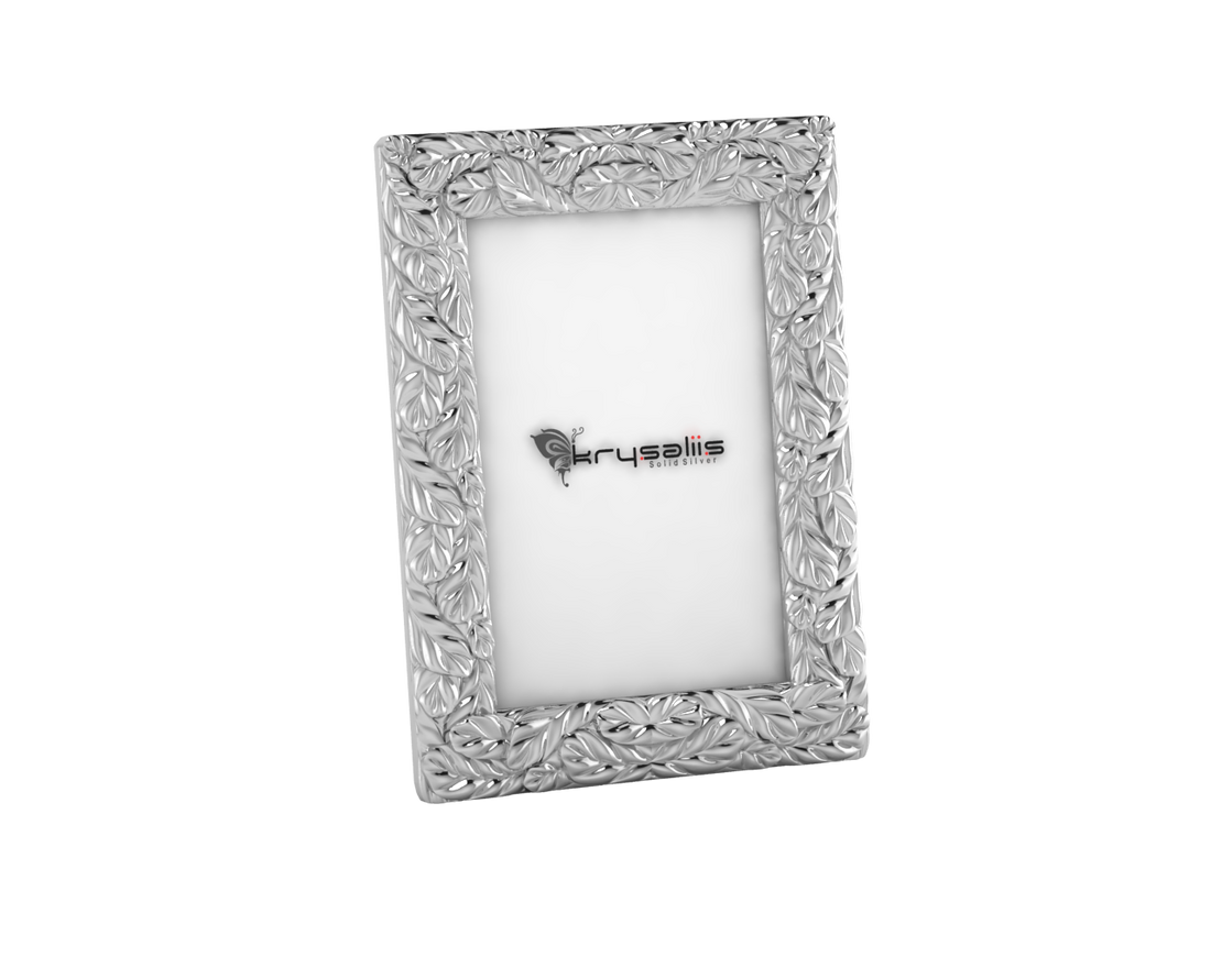 Pure Silver Quill Photo Frame By Krysaliis Frames