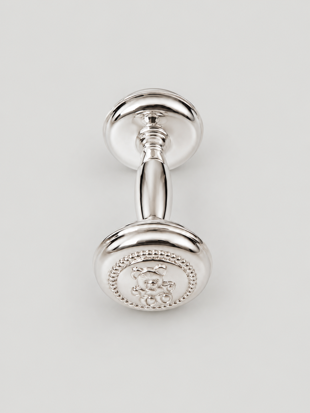 Teddy Beaded Dumbbell-Engraveable