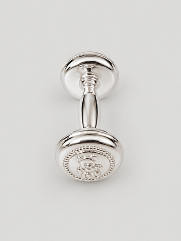 Teddy Beaded Dumbbell-Engraveable
