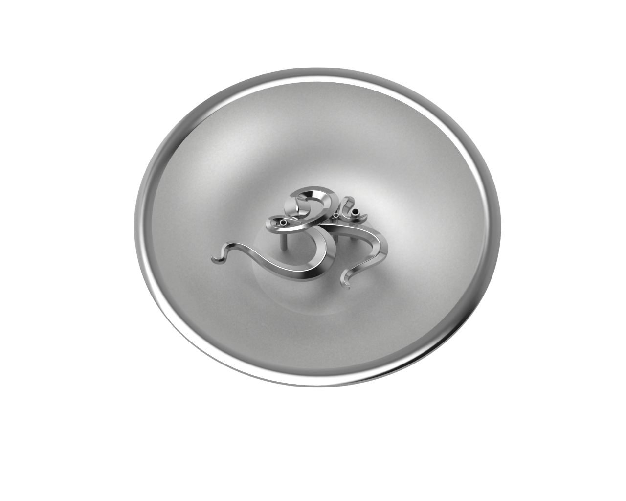 Sterling Silver Om Round Agarbatti Holder By Isvara Holders