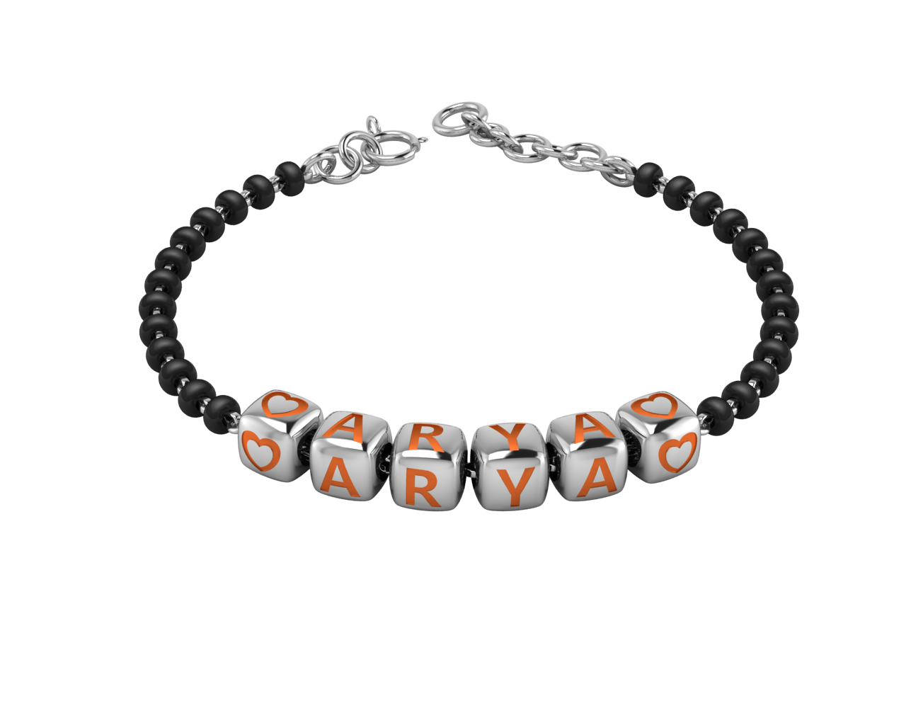 Sterling Silver Name Nazariya For Baby & Child With Dice Babykubes