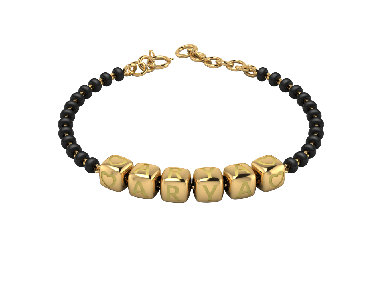 Sterling Silver Name Nazariya For Baby & Child With Dice Babykubes-18Kt Gold Plated