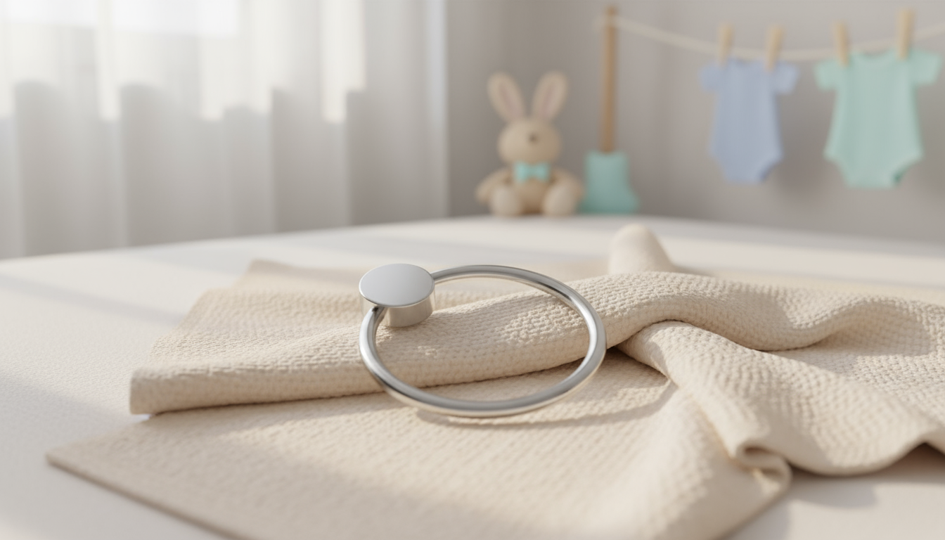 Flat Ring/Teether Rattle- Engraveable