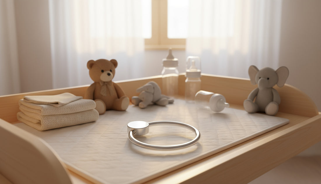 Flat Ring/Teether Rattle- Engraveable