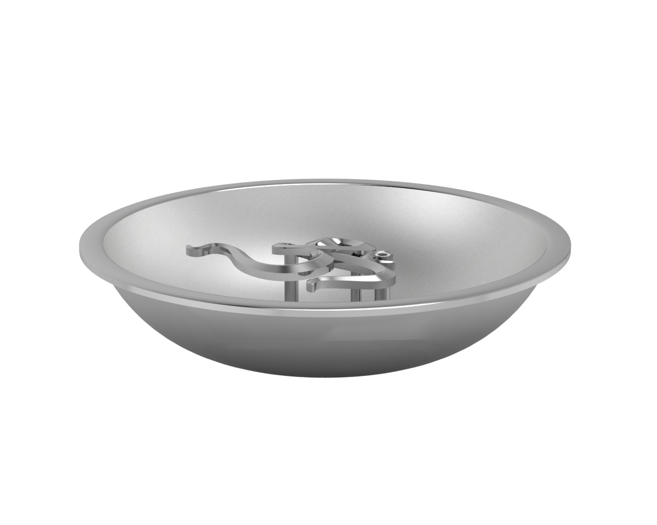 Sterling Silver Om Round Agarbatti Holder By Isvara Holders