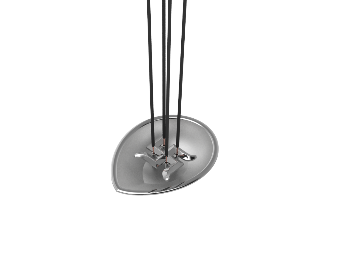 Sterling Silver Swastik Pear Agarbatti Holder For Pooja By Isvara Holders