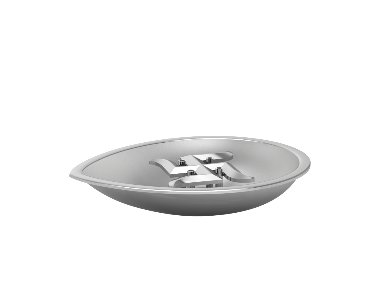 Sterling Silver Swastik Pear Agarbatti Holder For Pooja By Isvara Holders