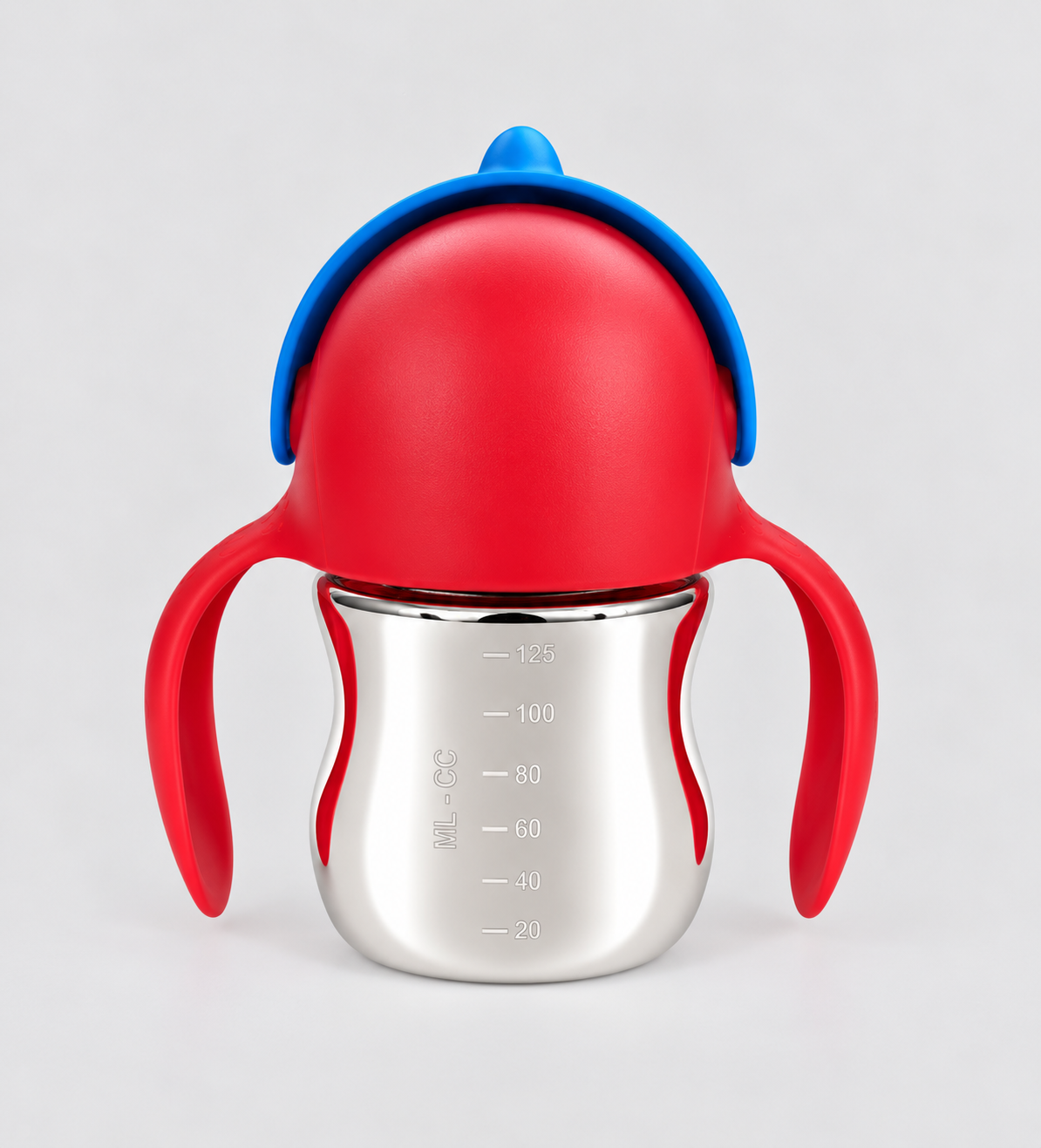 Classic Silver Feeding Bottle - Engravable