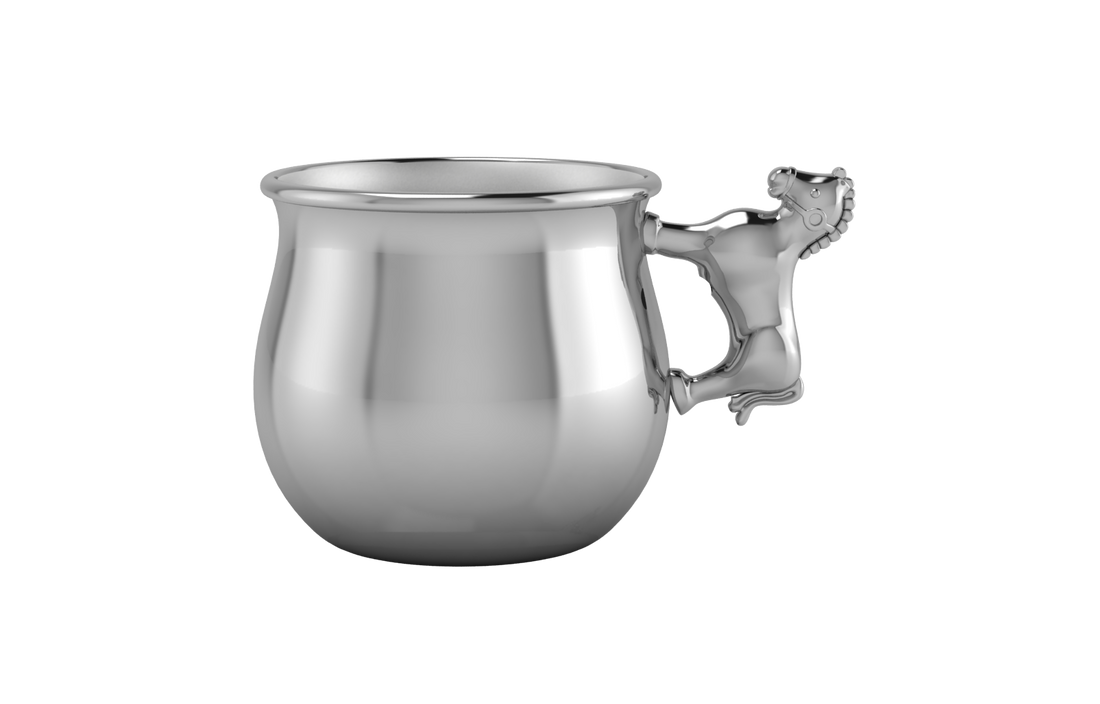 Horse Cup, Spoon & Fork Set -Engraveable