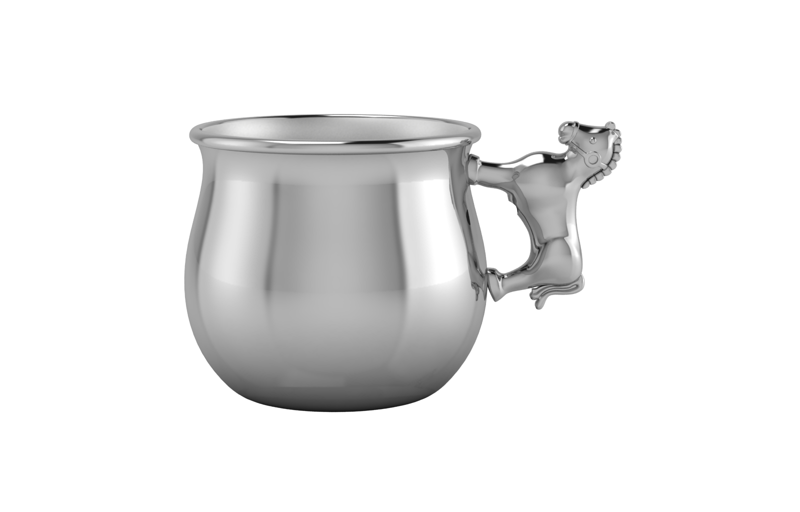 Horse Cup, Spoon & Fork Set -Engraveable