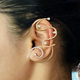 Serpentine Glow Ear Cuffs