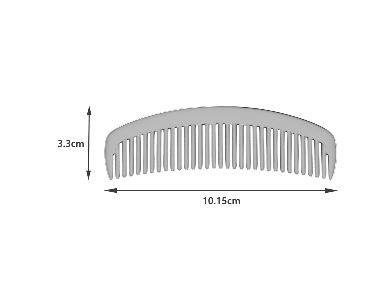 Sterling Silver Comb For Baby Kids And Mom - Classic Combs