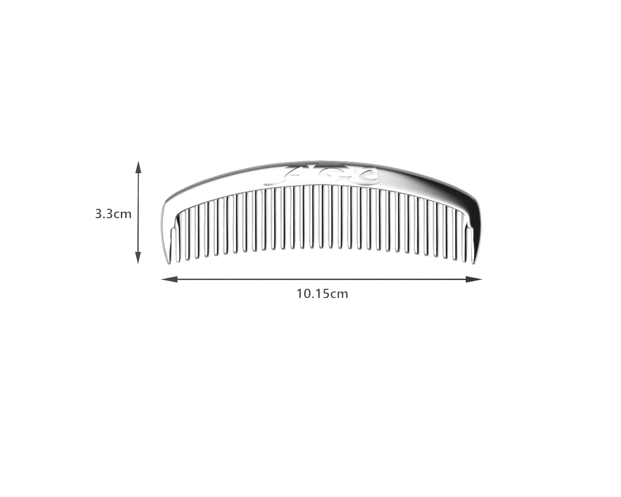 Sterling Silver Comb for Baby, Kids and Mom - ABC