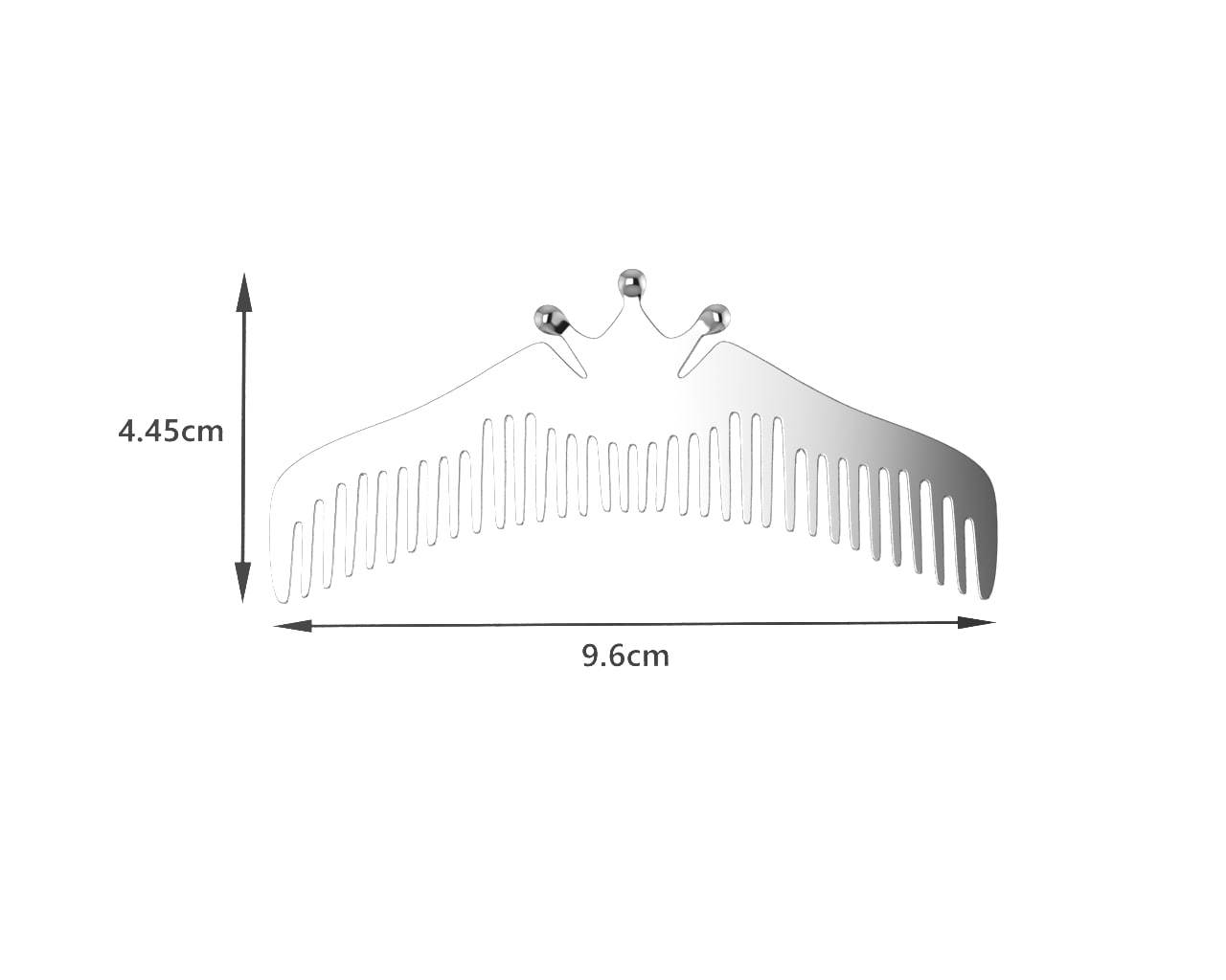 Sterling Silver Comb for Baby, Kids and Mom - Majestic