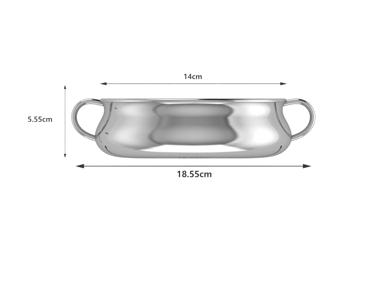 Sterling Silver Bowl for Baby and Child - Tradional Feeding Porringer