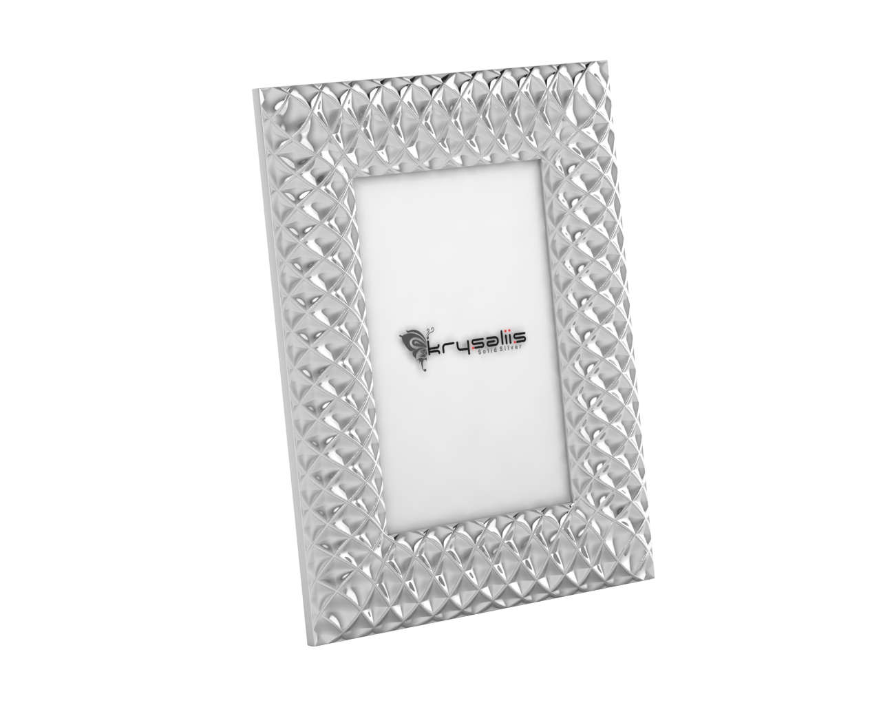 Pure Silver Solitaire Photo Frame By Krysaliis 6X4 Frames