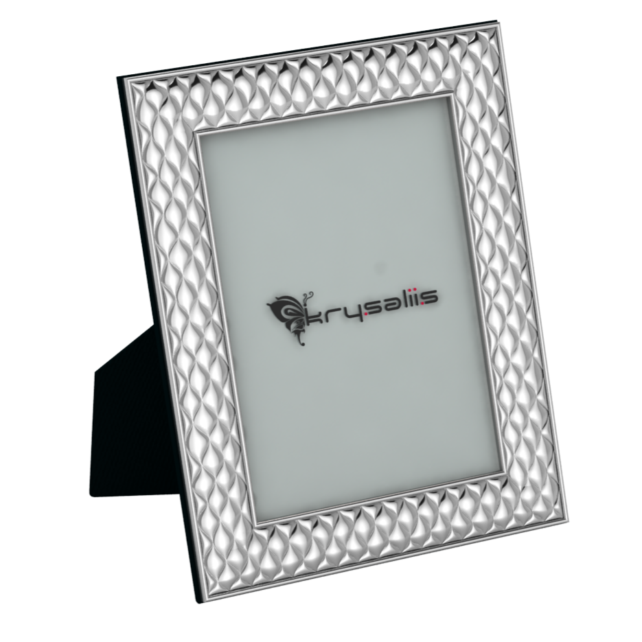 Pure Silver Dancing Raindrops Photo Frame By Krysaliis Frames