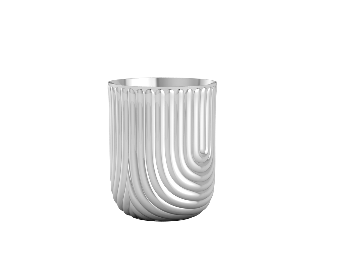 Sterling Silver Glass - Luxurious Opulence Drinking Glasses