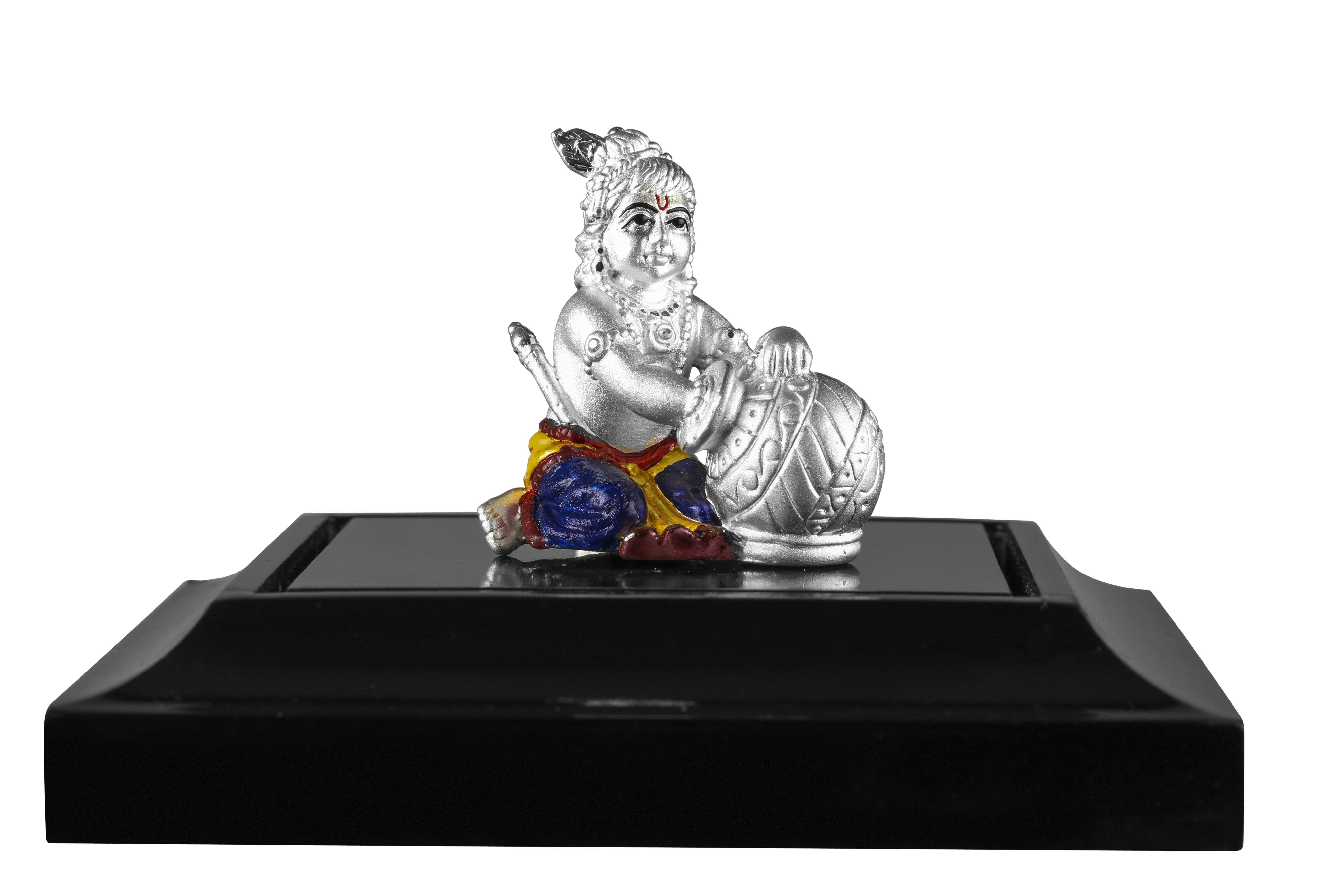 999 Pure Silver Bal Krishna Idol By Krysaliis Isvara-Kribk_Ms02 Idols