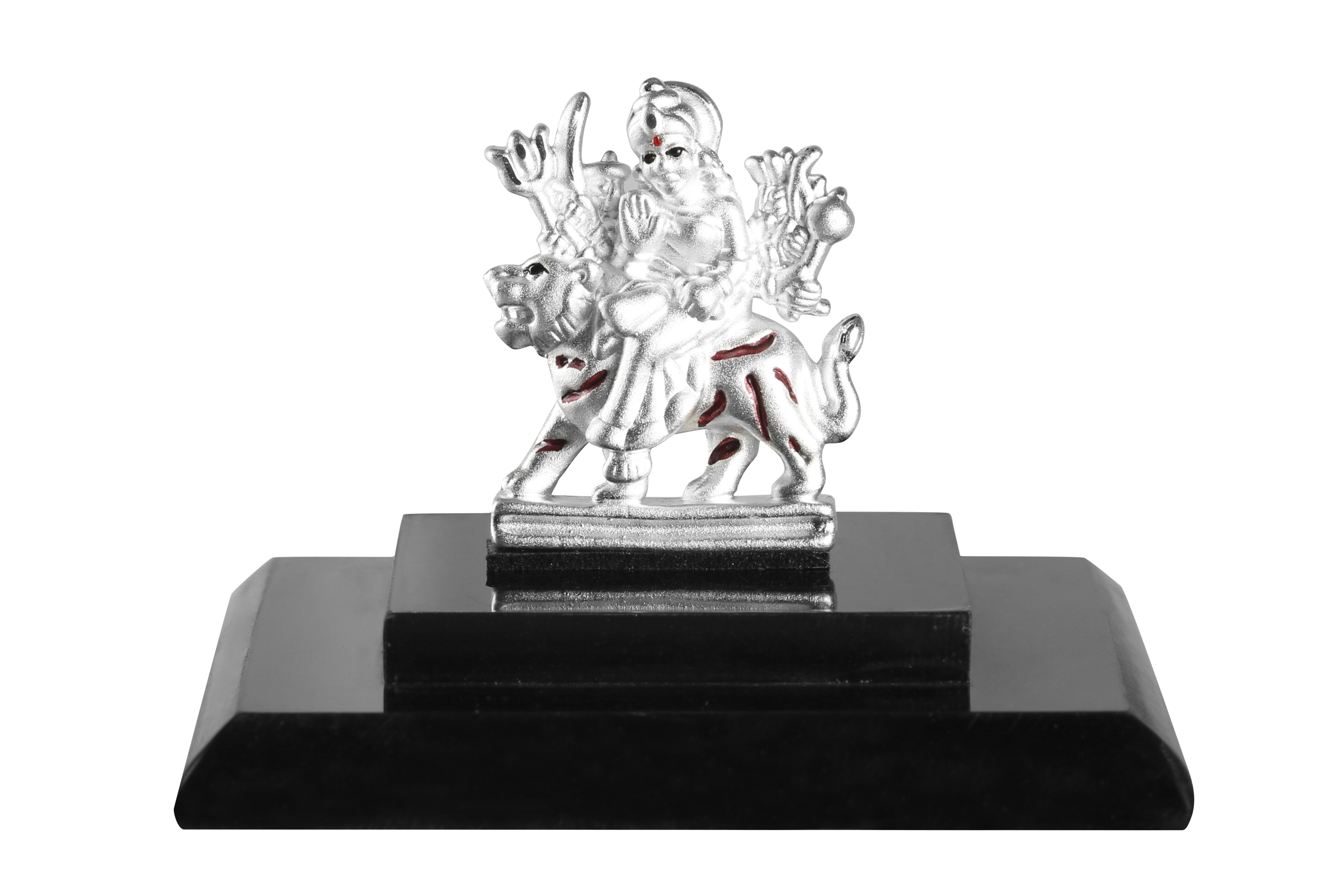 999 Pure Silver Goddess Durga Idol By Krysaliis Isvara Idols