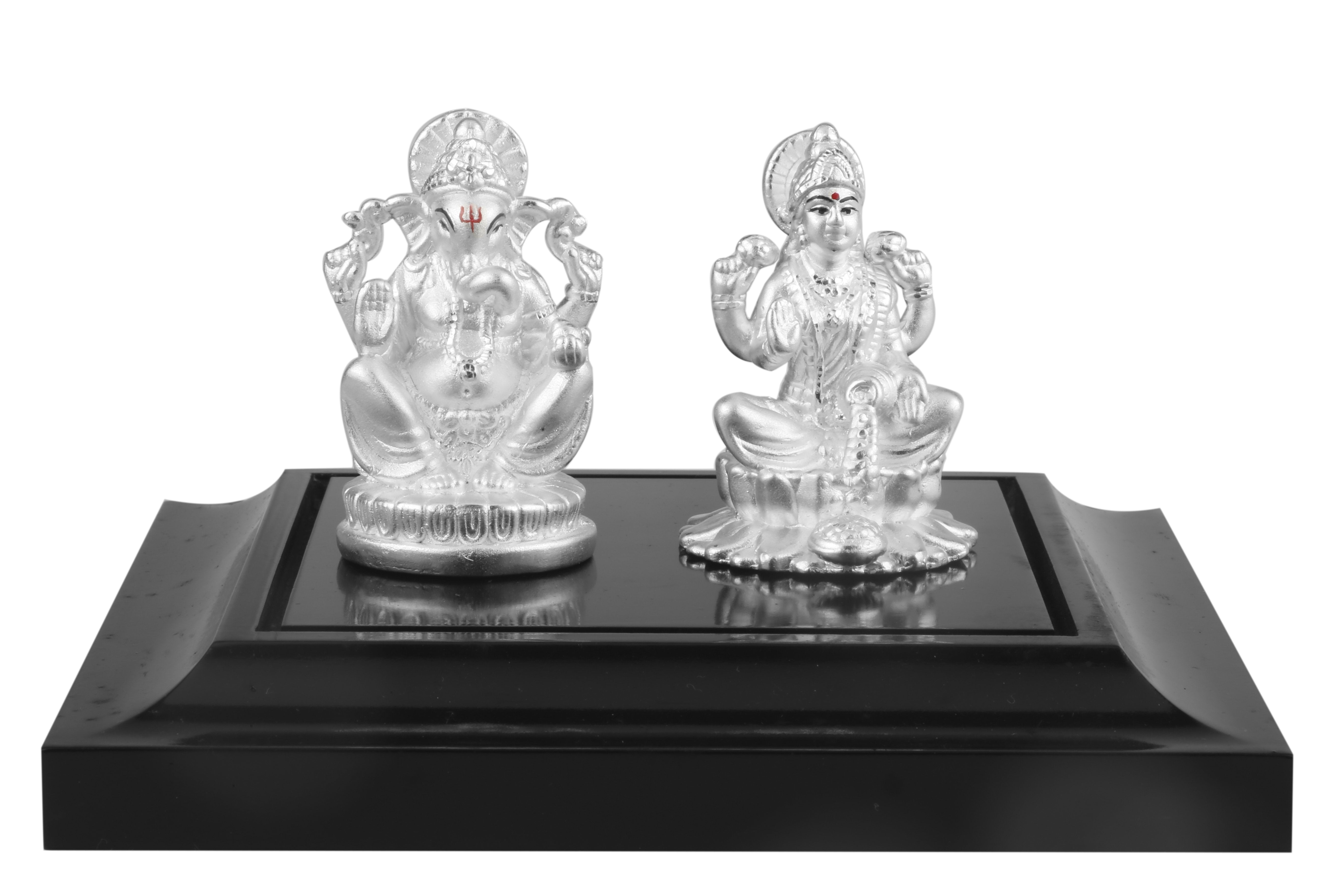 999 Pure Silver Ganesh Laxmi Idols By Krysaliis Isvara-Kriglx_08