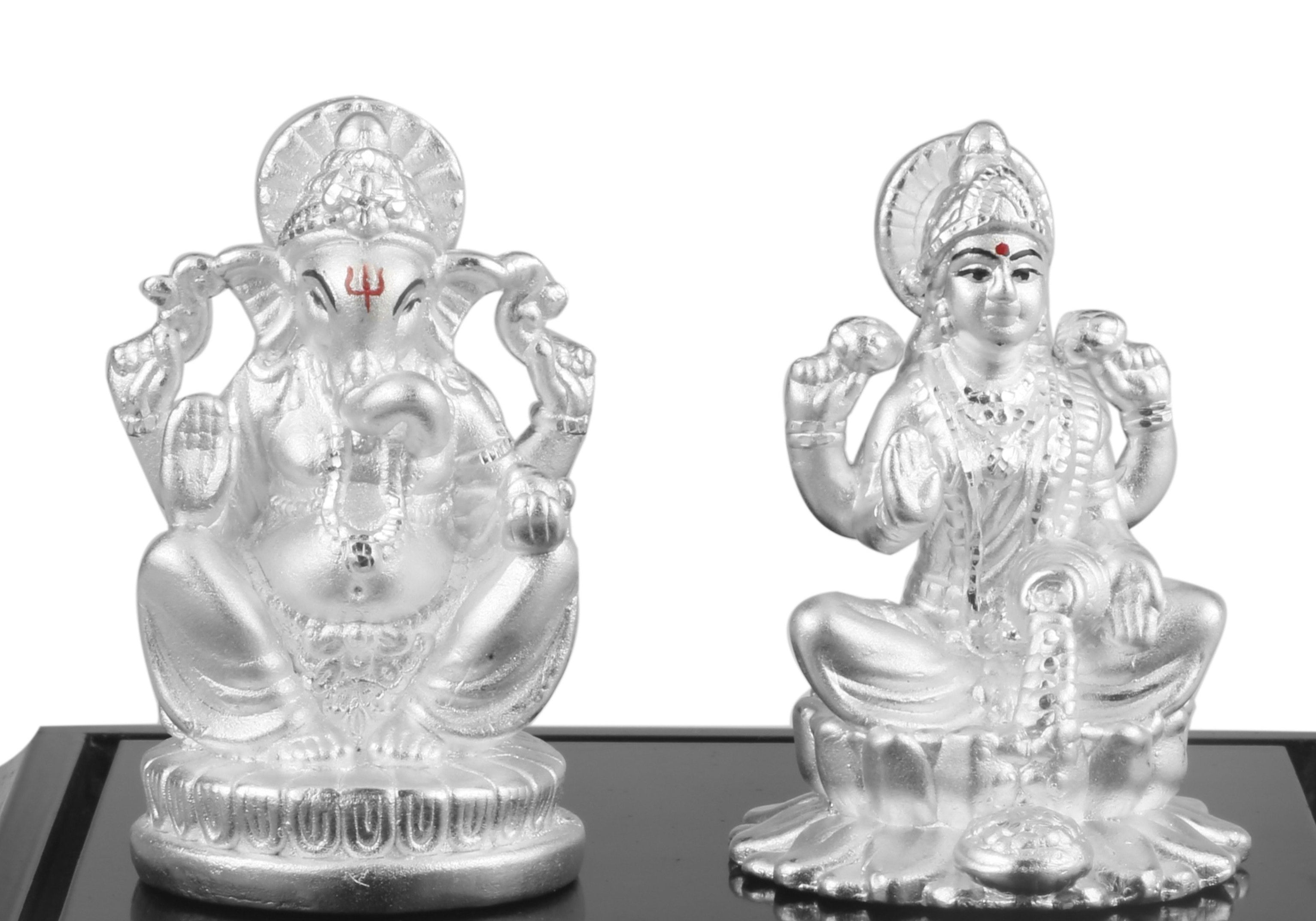 999 Pure Silver Ganesh Laxmi Idols By Krysaliis Isvara-Kriglx_08