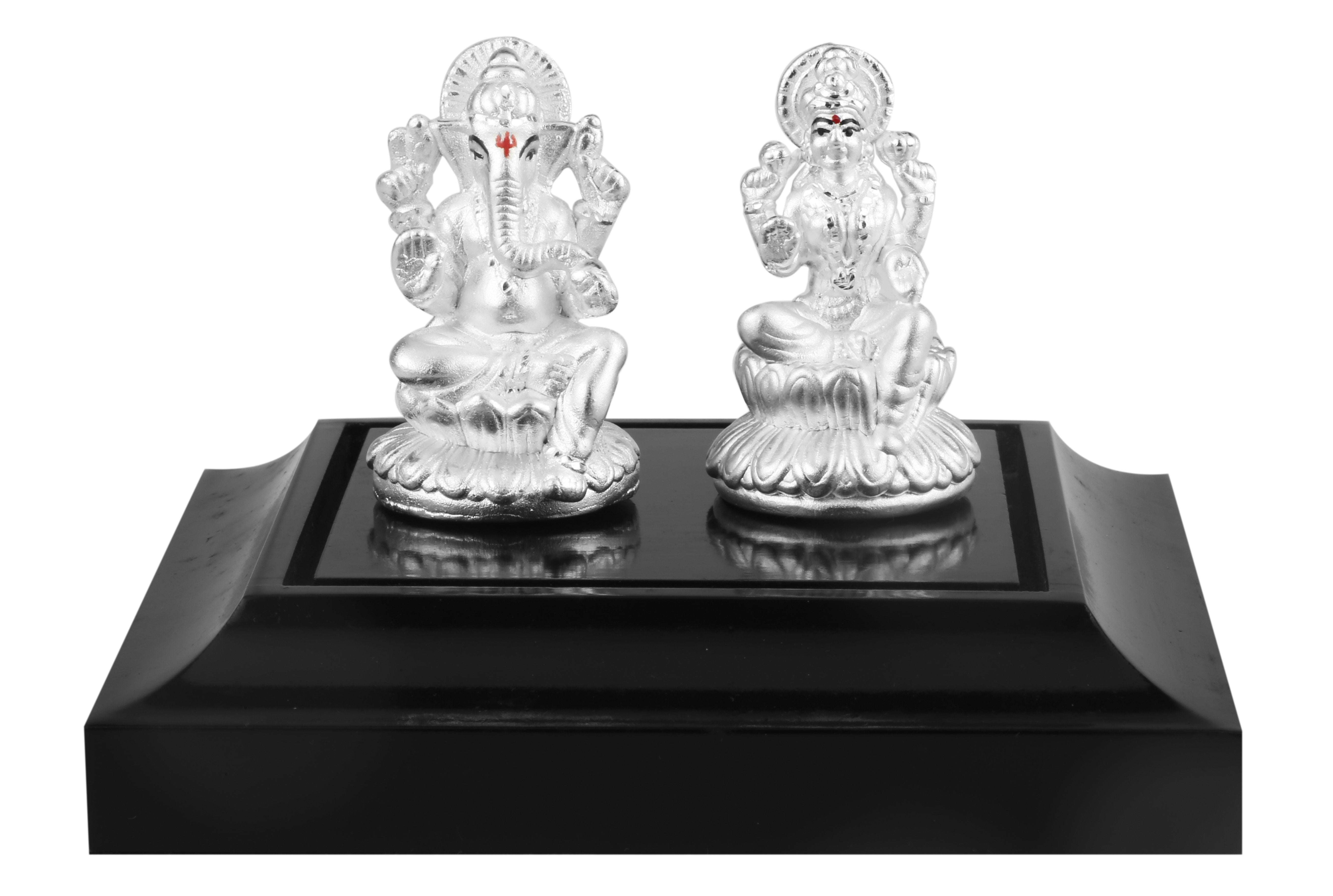 999 Pure Silver Ganesh Laxmi Idols By Krysaliis Isvara-Kriglx_09