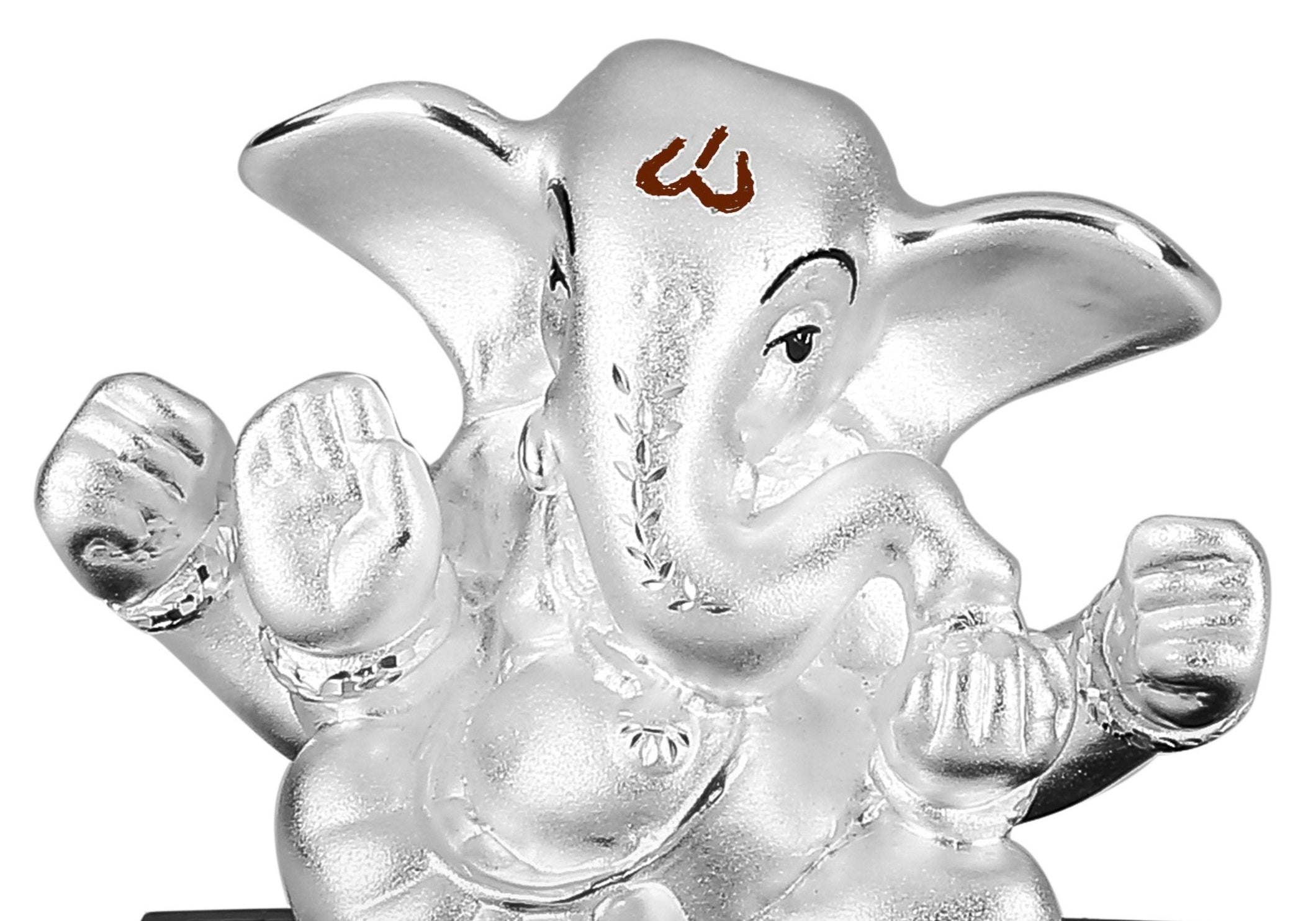 999 Pure Silver Ganesha Idol By Krysaliis Isvara - Krign_11 Idols