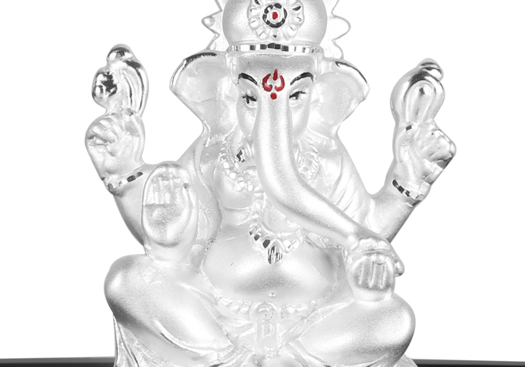 999 Pure Silver Ganesha Idol By Krysaliis Isvara - Krign_25 Idols