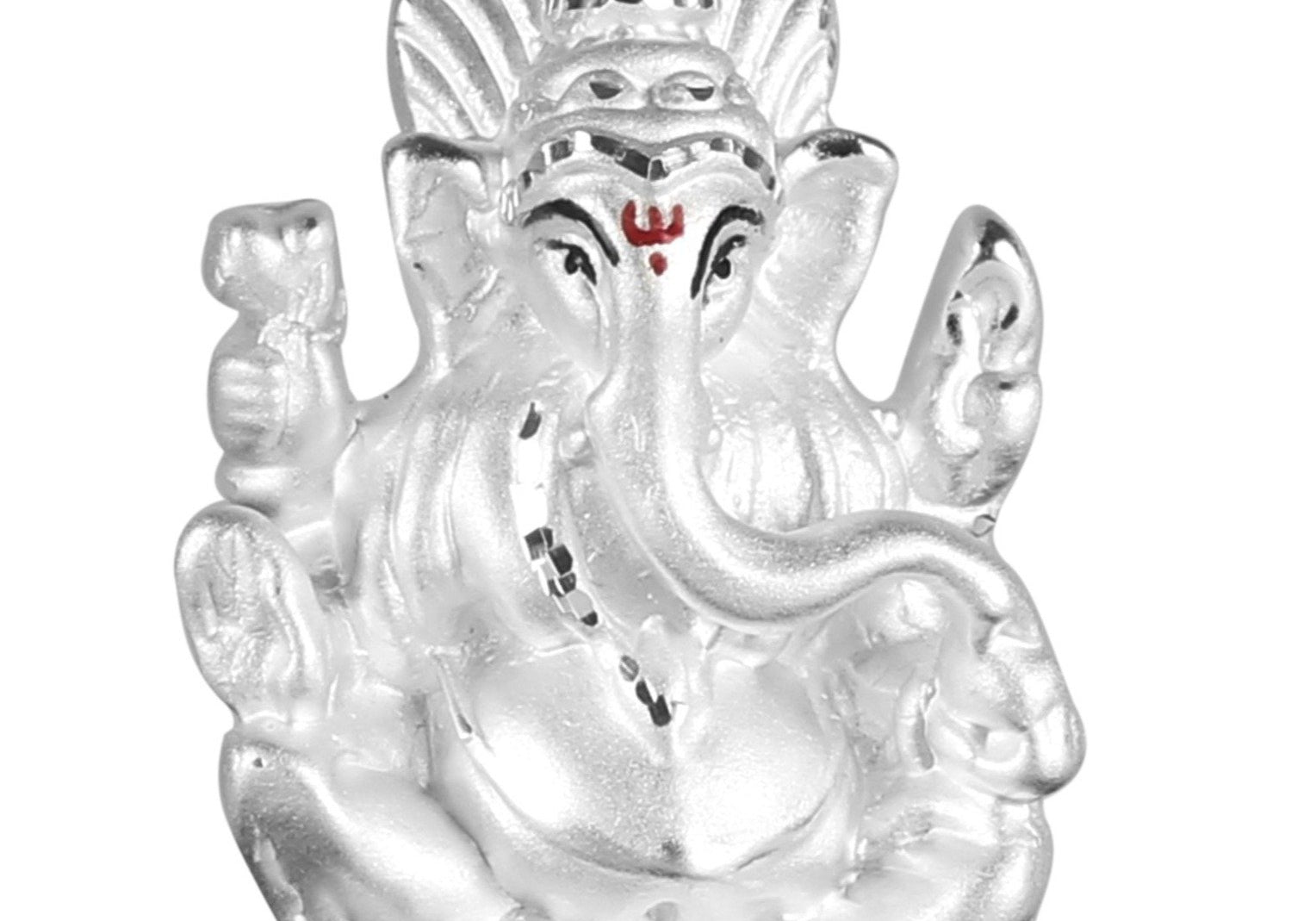 999 Pure Silver Ganesha Idol By Krysaliis Isvara - Krign_26 Idols