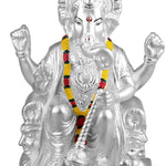 999 Pure Silver Ganesha Sitting Idol By Krysaliis Isvara - Krign28 Idols