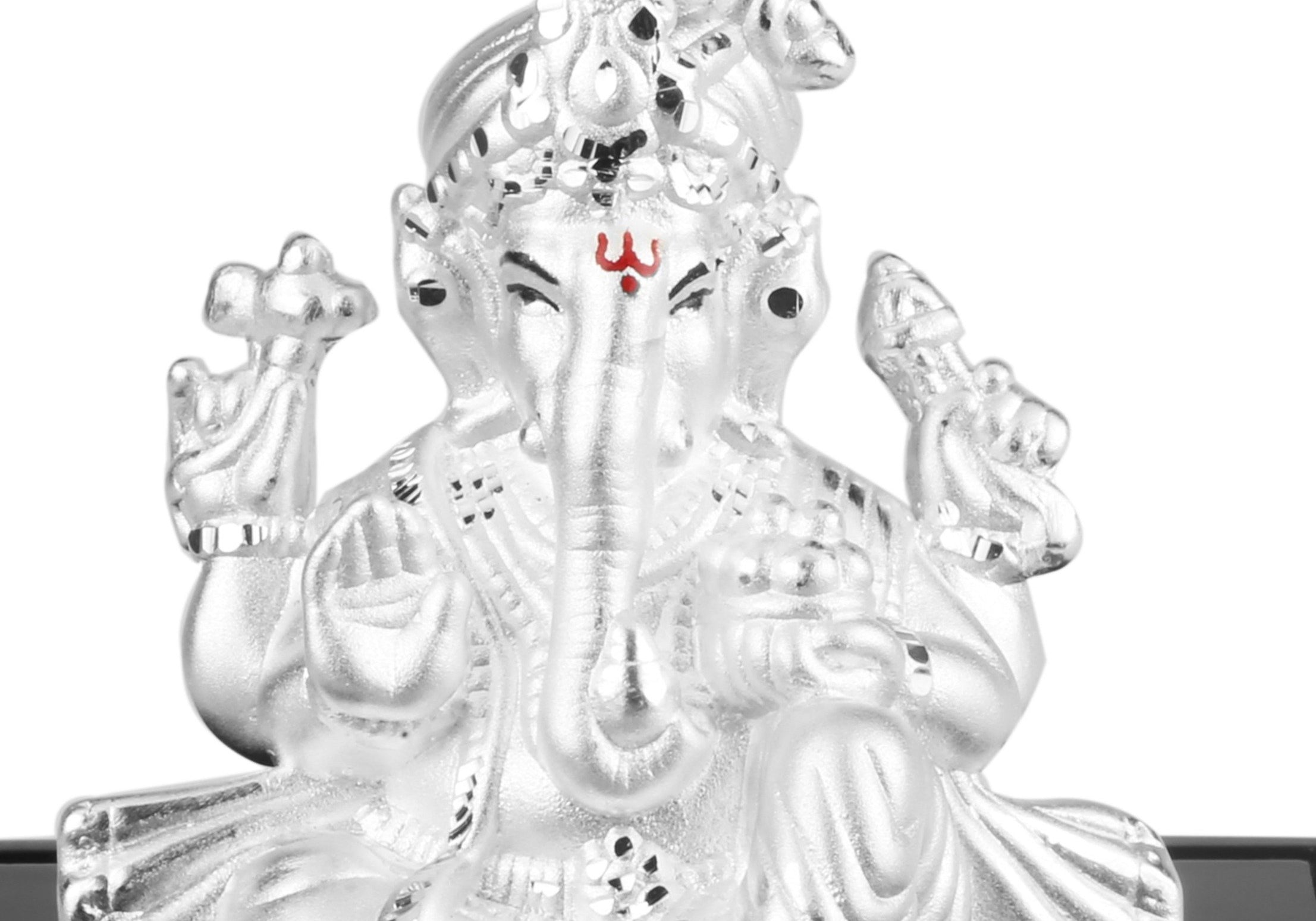 999 Pure Silver Ganesha Idol By Krysaliis Isvara - Krign_31 Idols