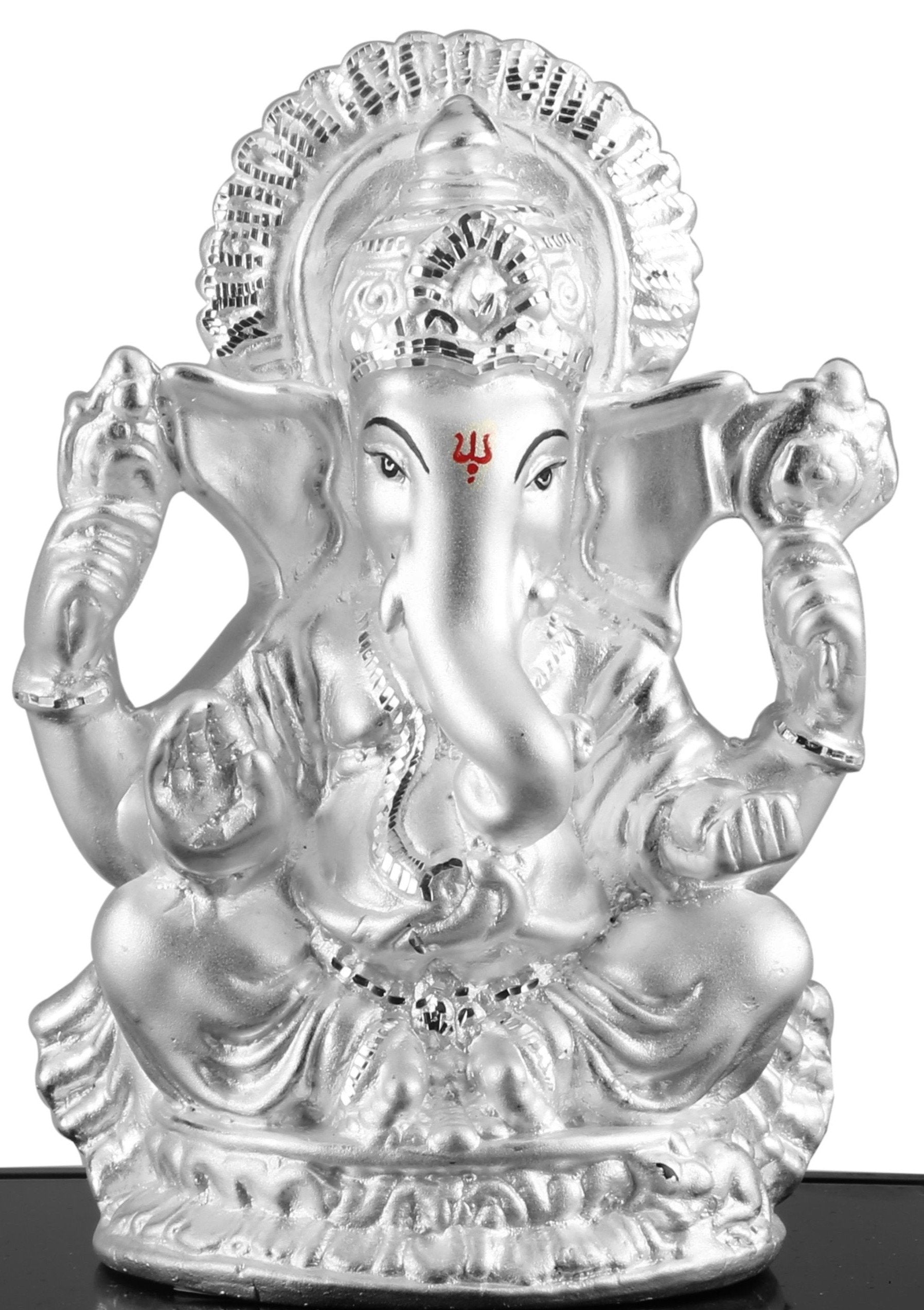 999 Pure Silver Ganesha Idol By Krysaliis Isvara - Krign36 Idols