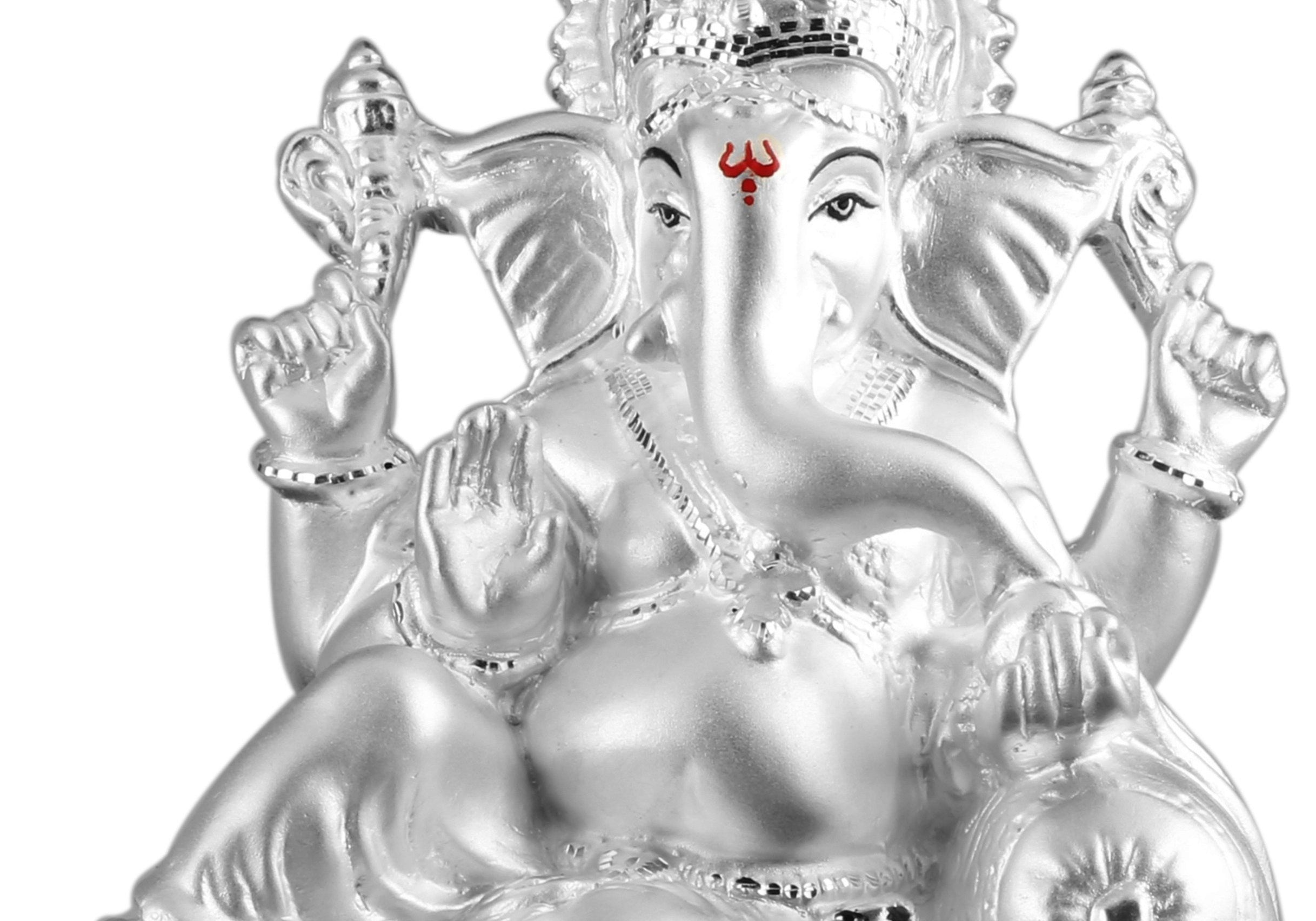 999 Pure Silver Ganesha Idol By Krysaliis Isvara - Krign42 Idols