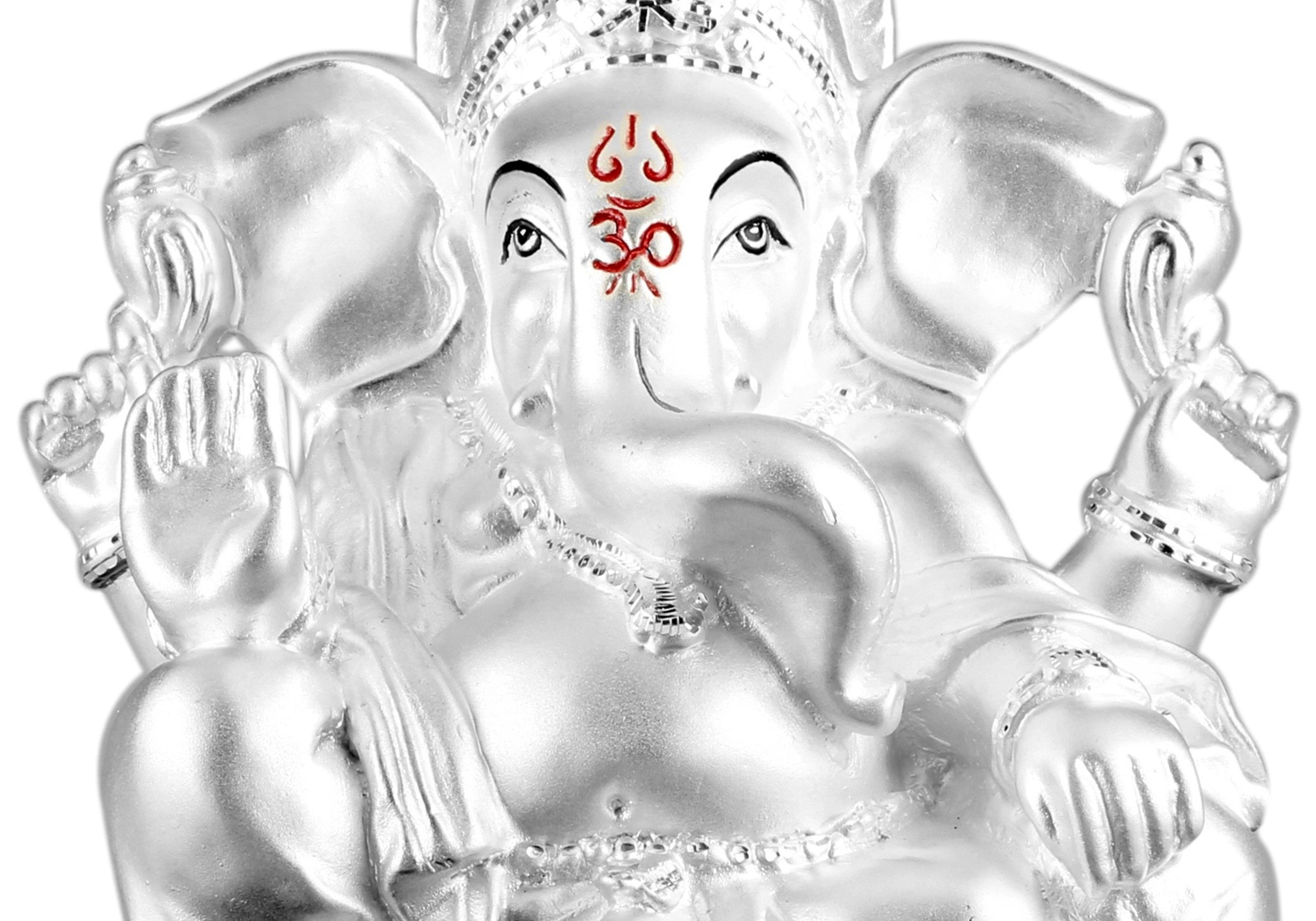 999 Pure Silver Ganesha Idol By Krysaliis Isvara - Krign45 Idols