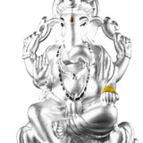 999 Pure Silver Ganesha Idol By Krysaliis Isvara - Krign_Ms03 Idols