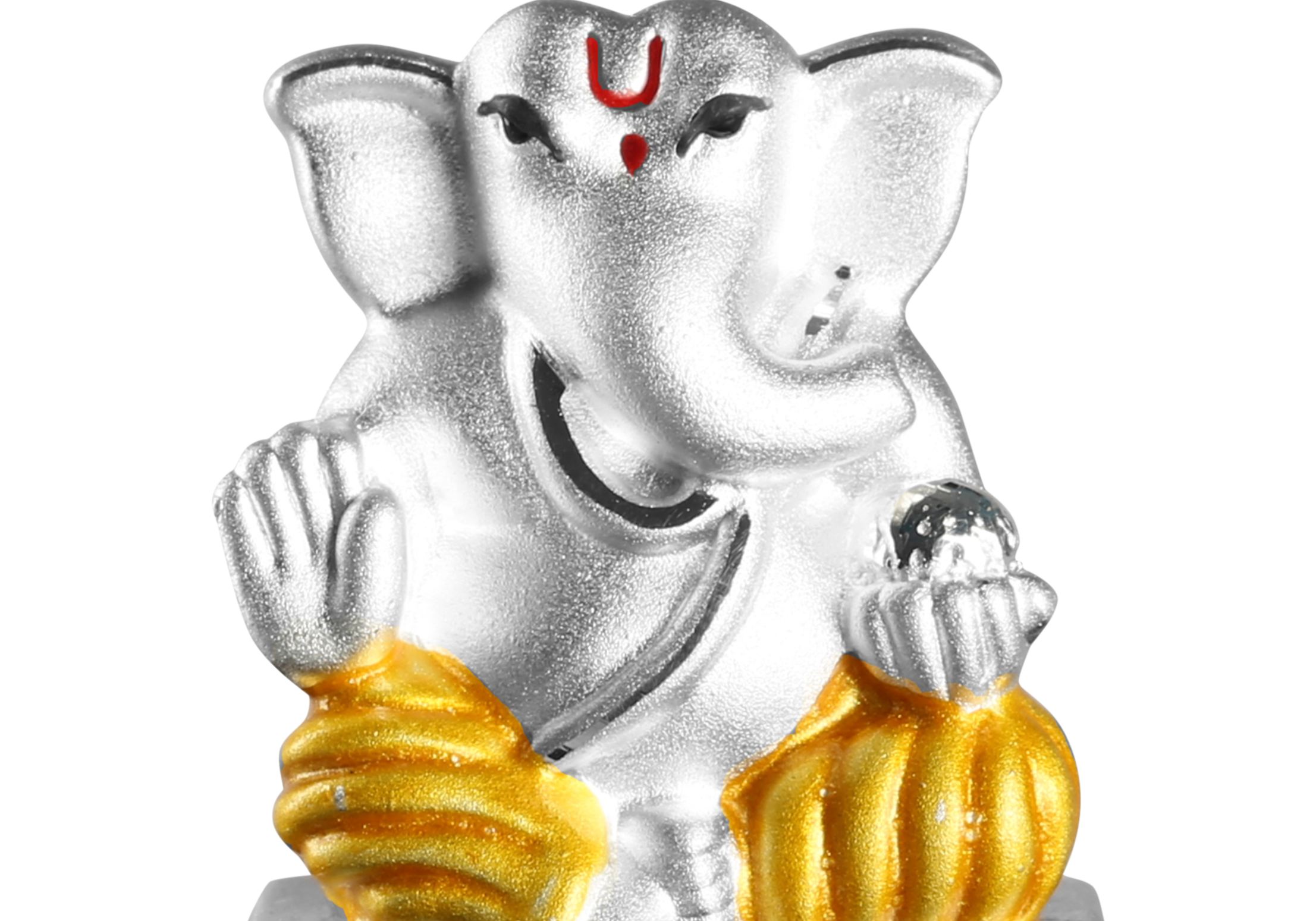 999 Pure Silver Ganesha Idol By Krysaliis Isvara - Krign_Ms10 Idols