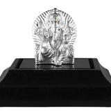 999 Pure Silver Ganesha Idol By Krysaliis Isvara - Krign_Ms14 Idols