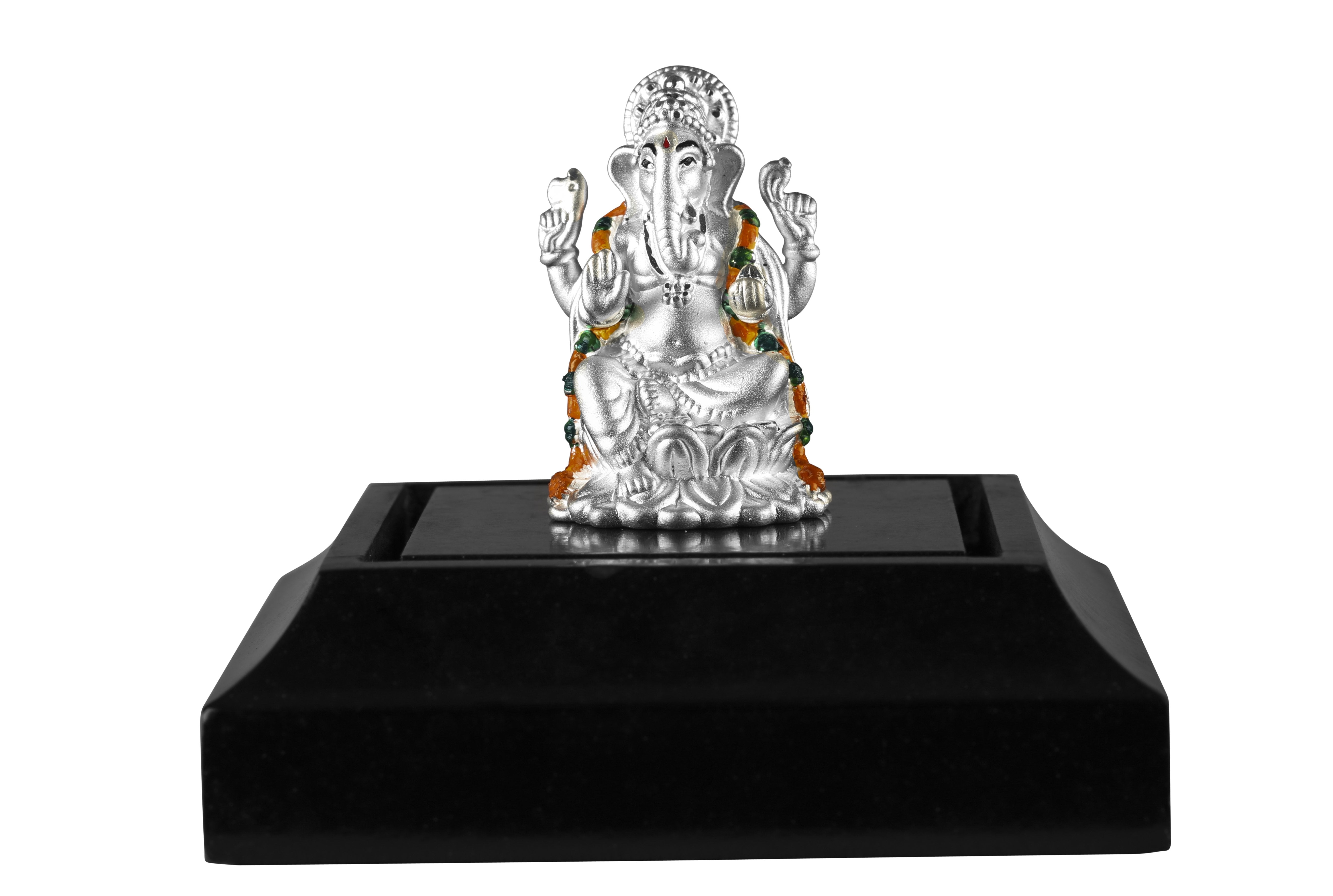 999 Pure Silver Ganesha Idol By Krysaliis Isvara - Krign_Ms15 Idols