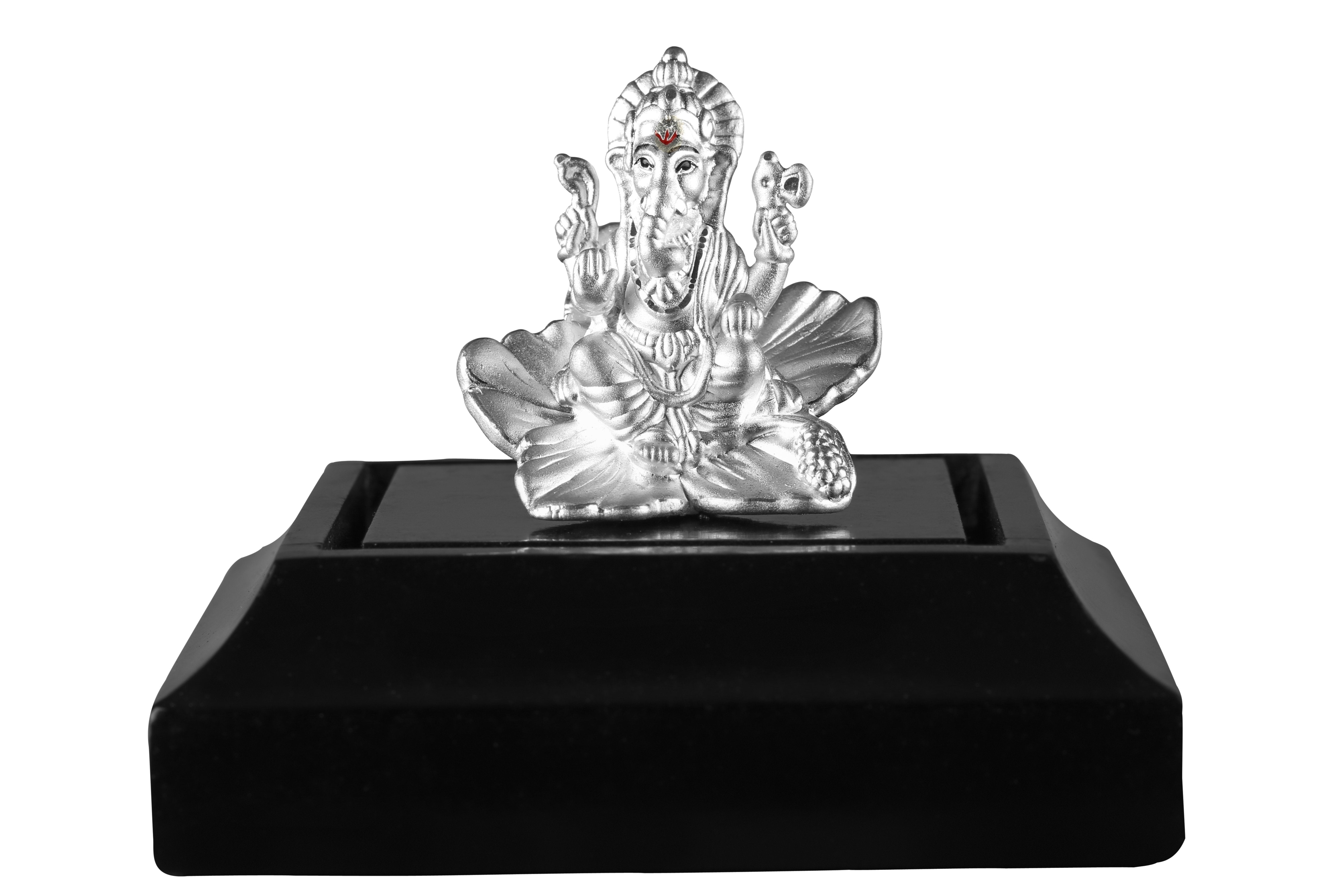 999 Pure Silver Ganesha Idol By Krysaliis Isvara - Krign_Ms16 Idols