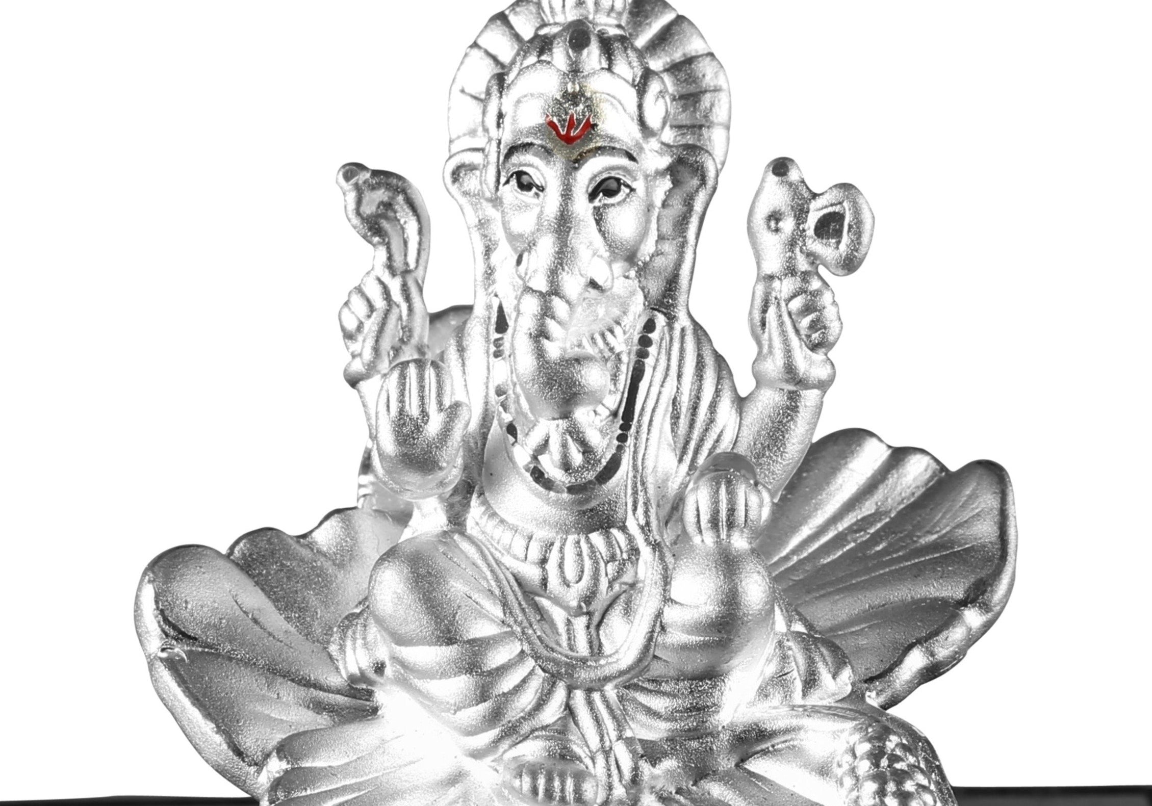 999 Pure Silver Ganesha Idol By Krysaliis Isvara - Krign_Ms16 Idols